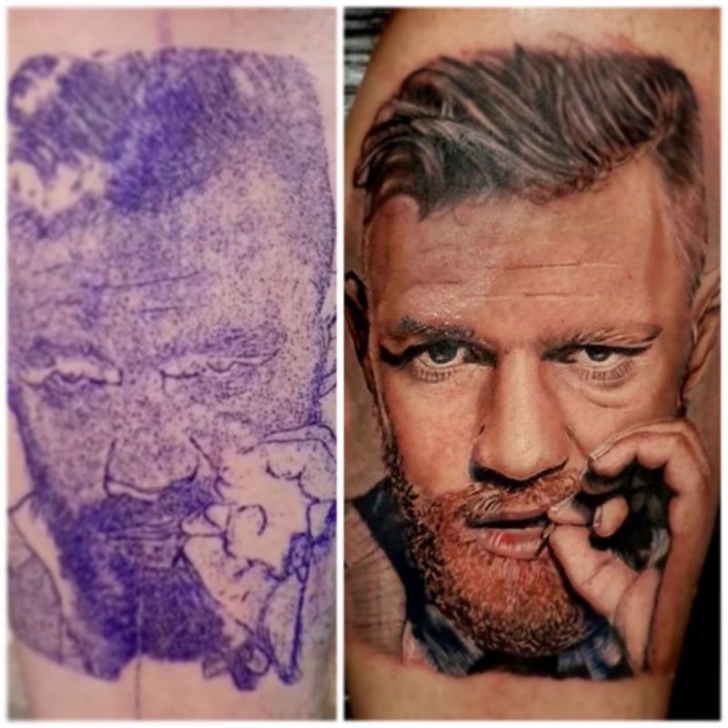 Tatuaje realista en color de Conor