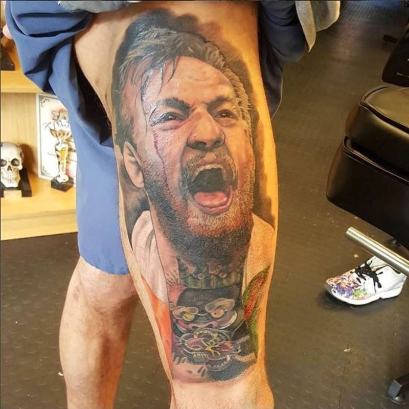 Tatuaje Conor Mcgregor color