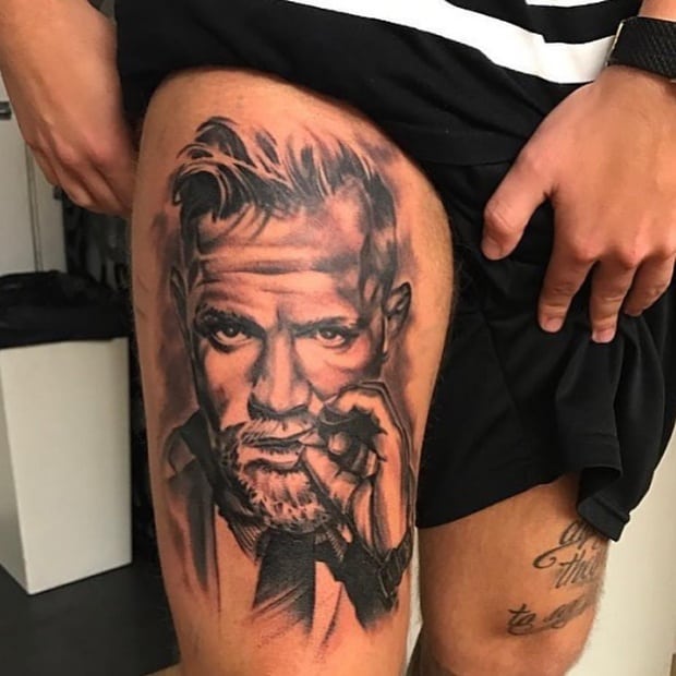 Tatuaje de la mayor estrella del UFC