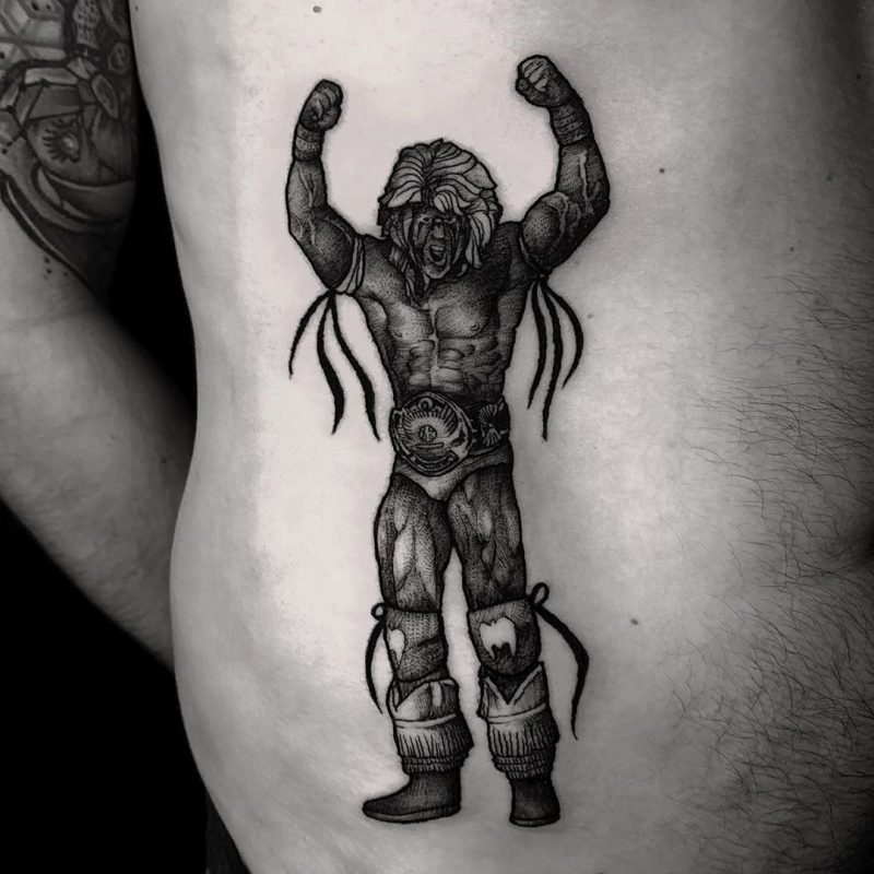 Tatuajes de Artes Marciales Mixtas (MMA) 7 The Ultimate Warrior, El último guerrero