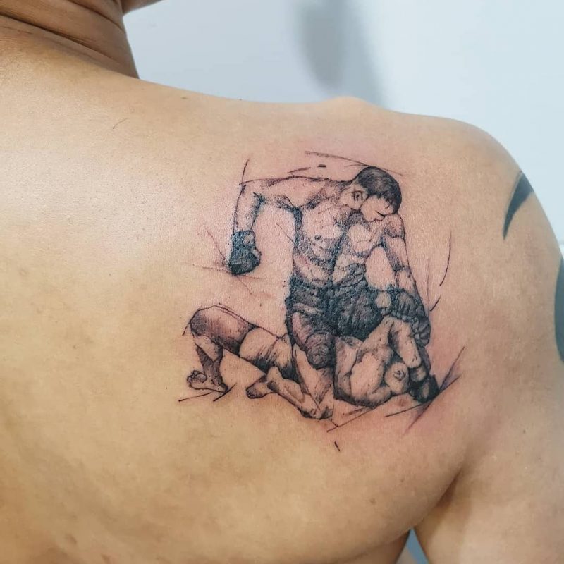 丁丁 2019.07.15 mmatraining mma mmatattoo MuayThai Muaythaitattoo bjj bjjtattoo taipei