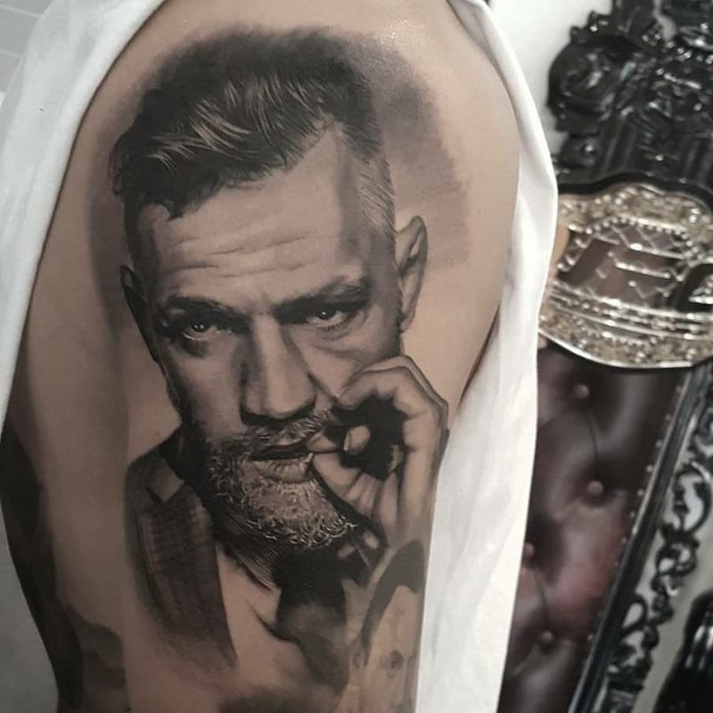 𝕐𝕠𝕦 2020.01.19 5 of 10 Conor McGregor tats 🤜💥 . . Any UFC fans out there watch the fight ufc246 @t