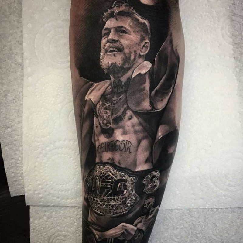 𝕋𝕒𝕥 𝕐𝕠𝕦 2020.01.19 8 of 10 Conor McGregor tats 🤜💥 . . Any UFC fans out there watch the fight ufc246 @t