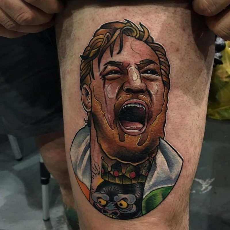 𝕋𝕒𝕥 𝕐𝕠𝕦 2020.01.19 9 of 10 Conor McGregor tats 🤜💥 . . Any UFC fans out there watch the fight ufc246 @t