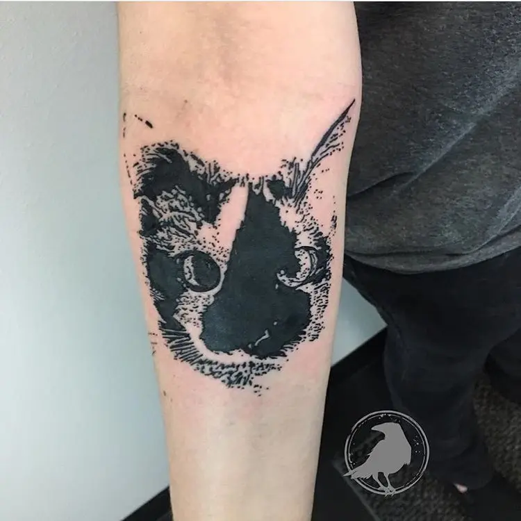 Galerías de Tatuajes Increíbles 27 Apothic Heart Tattoo 2019.03.06 Another awesome cattoo from Keith @keithcromieart 😻 tattoo cattattoo caturd