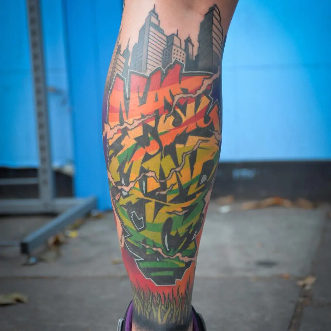 Incredible Tattoo Galleries 23 DⱤɆ₲Tibi 2019.03.21 1 of 5 ➡️➡️➡️ tattoo tattooart legtattoo newschooltattoo graffiti graffititattoo