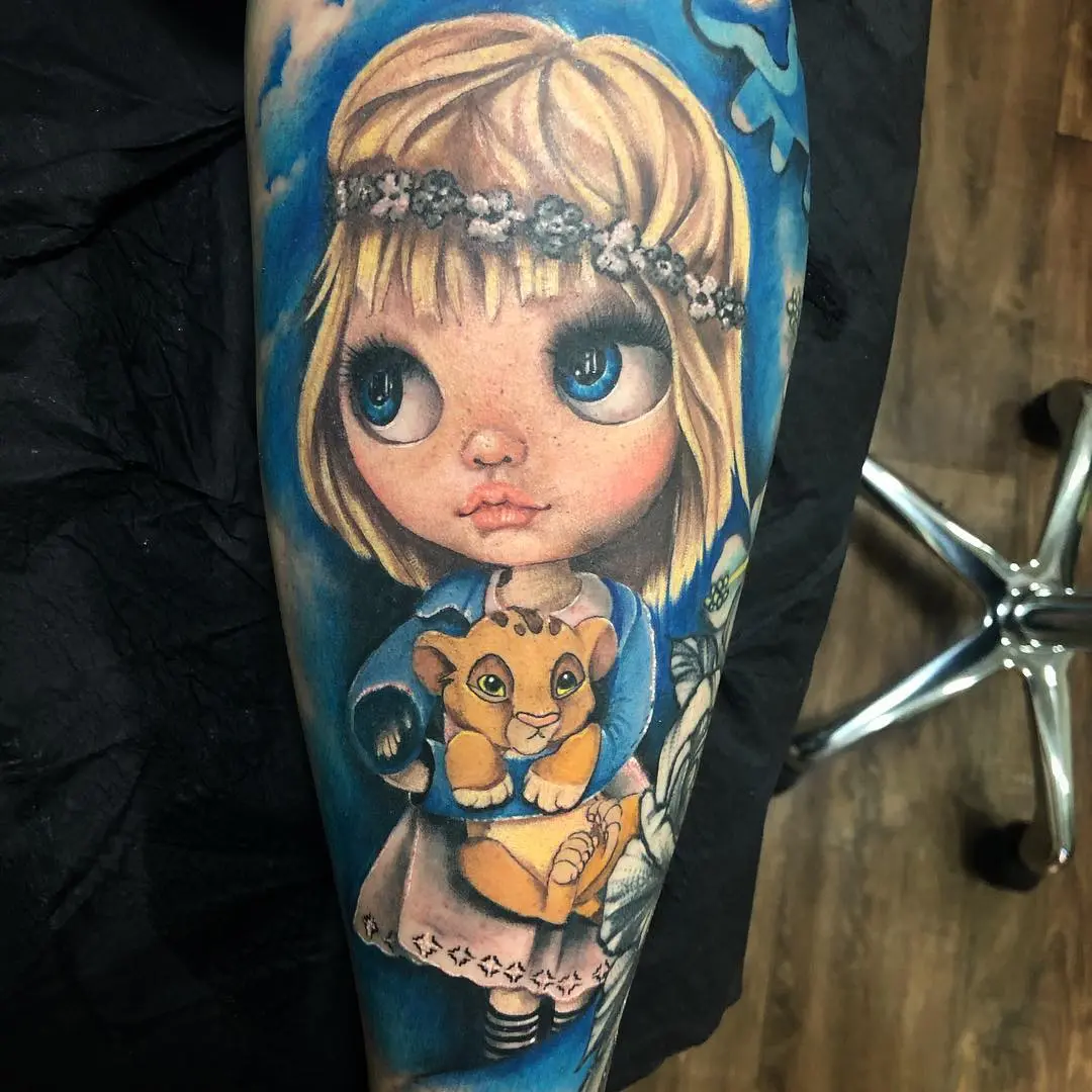 Incredible Tattoo Galleries 26 EastInk TattooGreiz 2019.03.21 Heute mal wieder ein Puppchen ❤️ blythedoll simba tattoo tattoos tat ink