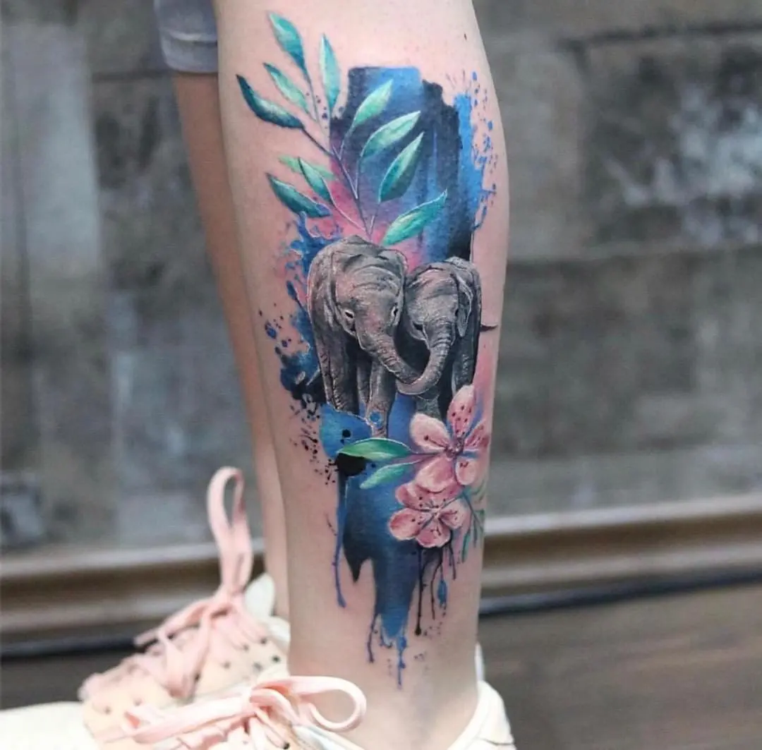 Galerías de Tatuajes Increíbles 26 Equaliser USA 2019.03.17 We LOVE watercolor tattoos 🖌 @maggiepaletta nailed every single part of t