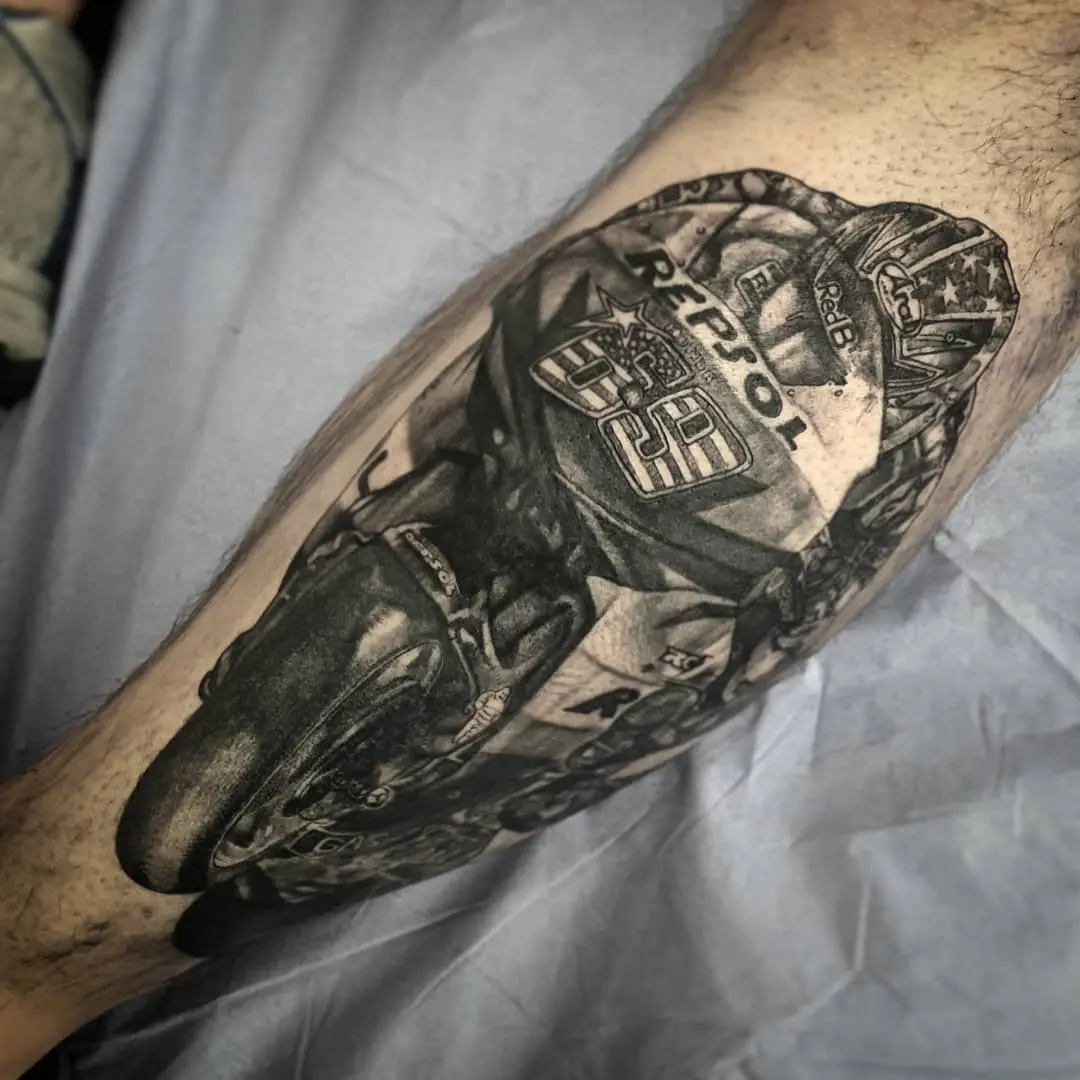 Francesca 2019.03.21 Got to finish this piece today nickyhayden motogp biketattoo motorbike l
