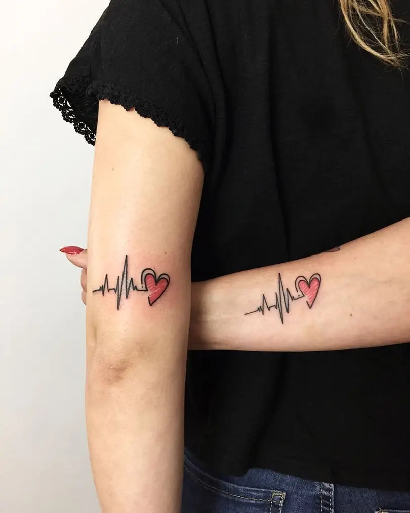 Galerías de Tatuajes Increíbles 6 Gɪᴜʟɪᴀ BᴀɴɴɪsᴛᴇR 2019.04.19 Il battito di unamicizia 💗👭 Grazie Michela Jessica 🙏🏻 X info contattatemi