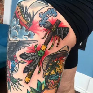 90 Tatuajes en la Pierna