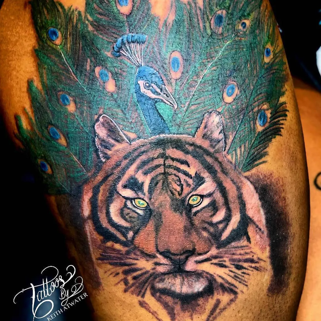 Galerías de Tatuajes Increíbles 15 Inkspirational Artistry LLC 2019.03.20 One session. One pretty good thigh tattoo😎 tattoosbykeithatwater inkspiratio 1