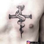 Kaerina Gregory 2019.03.22 Cross of nails. cross crosstattoo tattoo crosses crosstattoos bibleverse