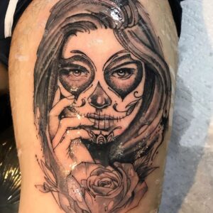 90 Tatuajes de Catrinas Mexicanas 8 tattoo catrina