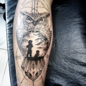 90 Tatuajes de Búhos y Lechuzas 11 tattoo buho