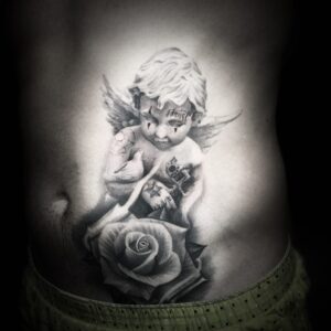 90 Tatuajes de Ángeles Divinos 2 angel tattoo