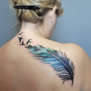 tatuajes de plumas