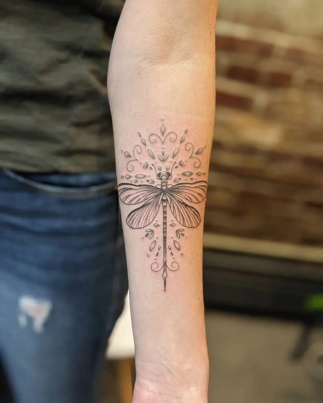 Galerías de Tatuajes Increíbles 80 𝔉𝔢𝔯 2020.08.07 2 of 2 Dragonfly symbolizes wisdom change transformation light and adaptability in l