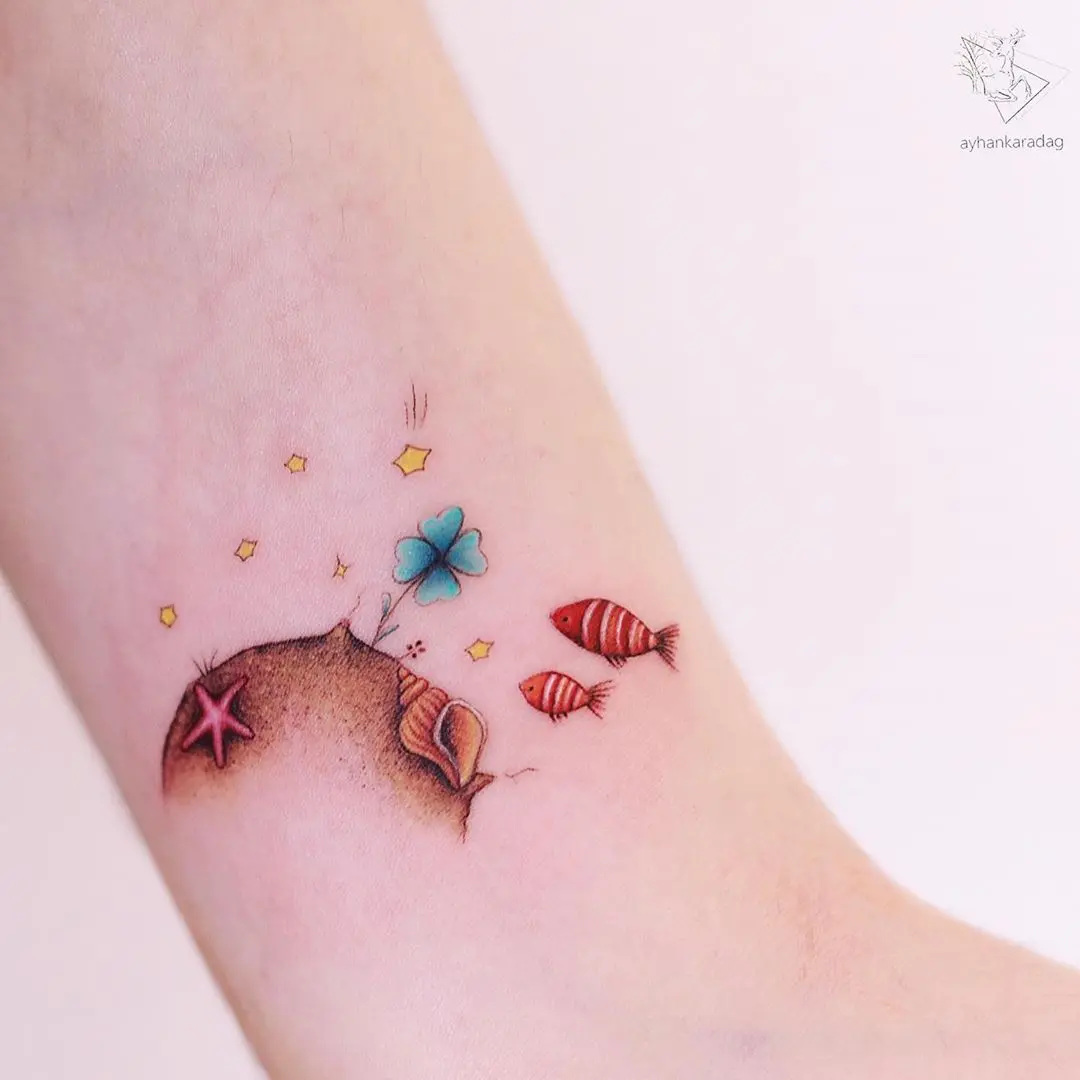Galerías de Tatuajes Increíbles 20 Ayhan Karadag 2020.01.06 🐚🍀🐟✨ Başka bir hayatta ikimizin de balık olduğu bir dünyada...