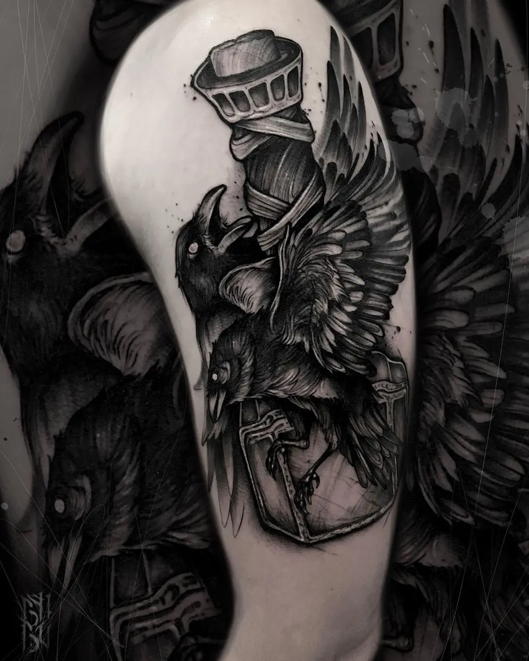 Galerías de Tatuajes Increíbles 26 BÜBÜ 2020.08.09 blacktattoo blackart blacktattoo blacktattoos onlyblacktattoo onlyblackart
