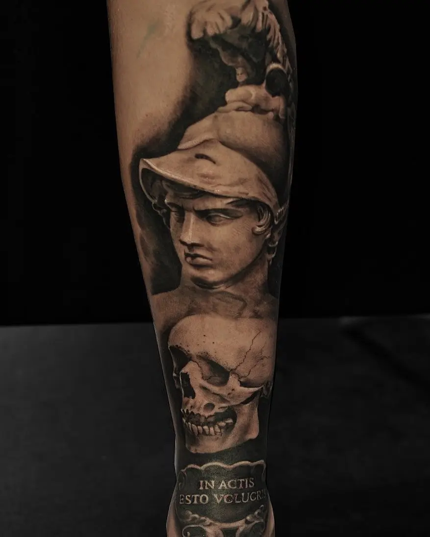 Galerías de Tatuajes Increíbles 22 Bencze Balázs 2020.06.24 Greek warrior 5 hours . . . regensburgtattoo nürnbergtattoo tattoo ink ge