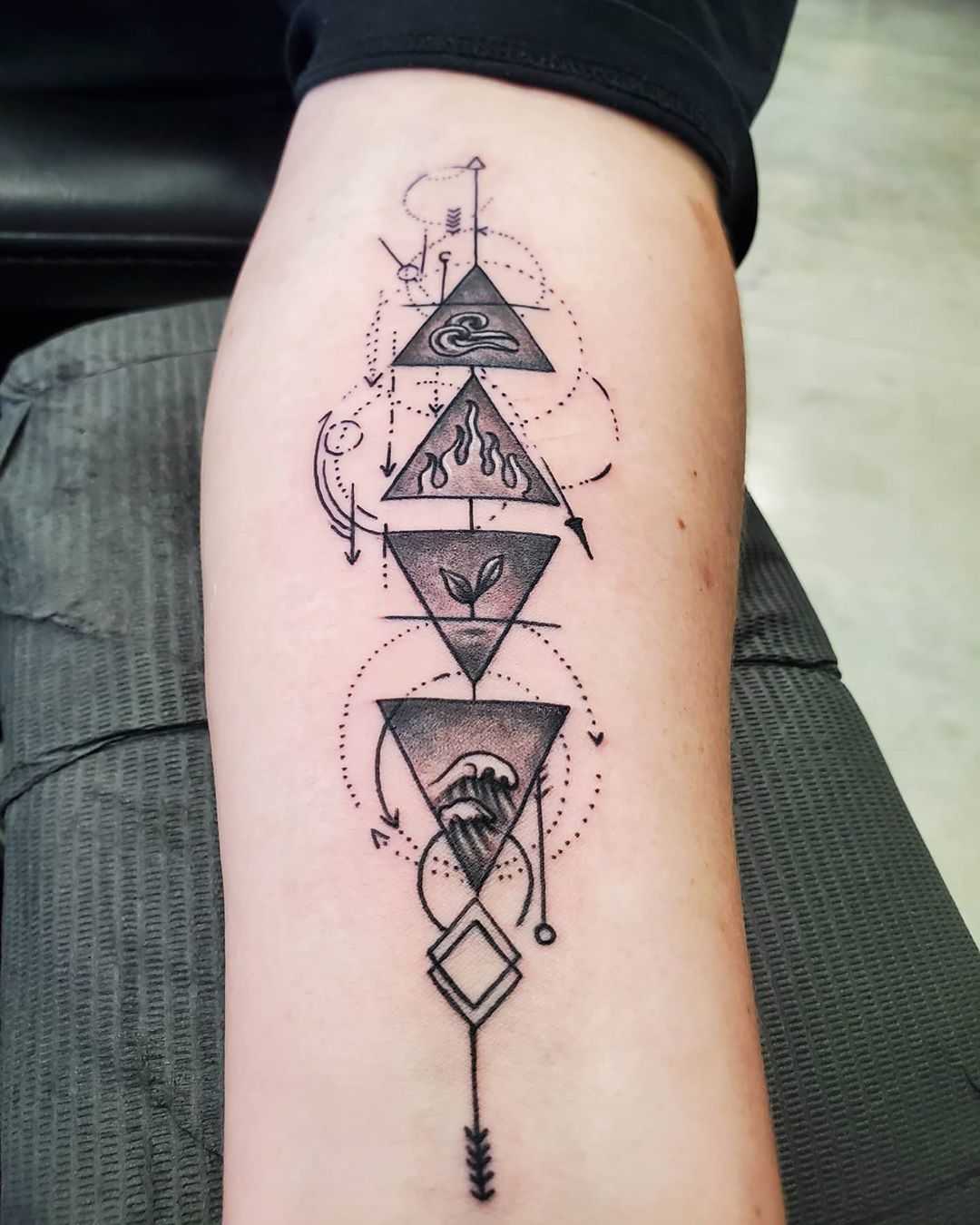 ≫ 116 Triangle Tattoos With Original Designs