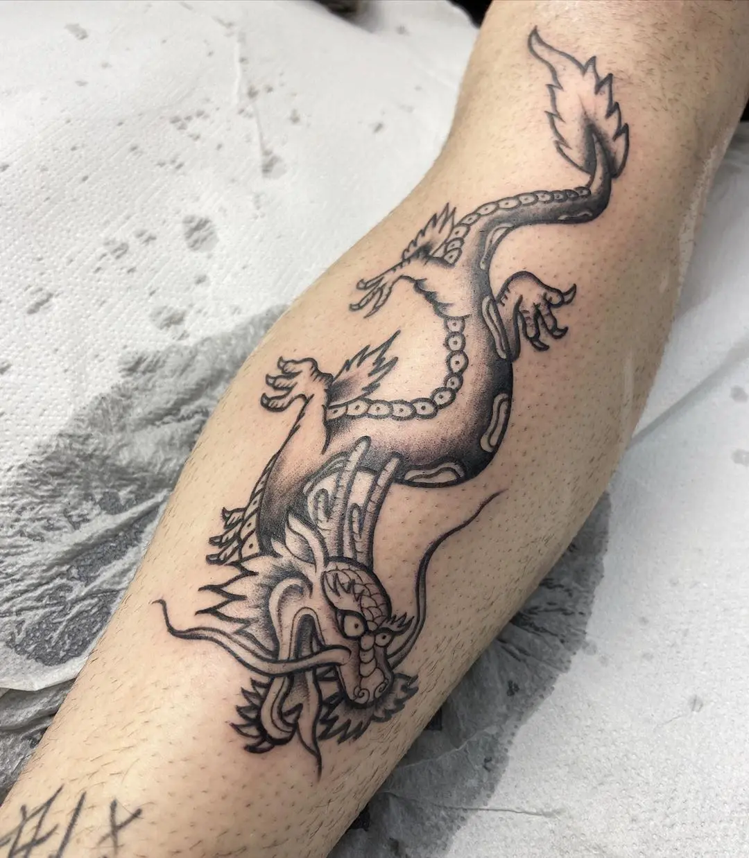 Galerías de Tatuajes Increíbles 64 CPOLO 2020.08.05 —DRAGÓN— dragonball dragontattoo linealtatto 1