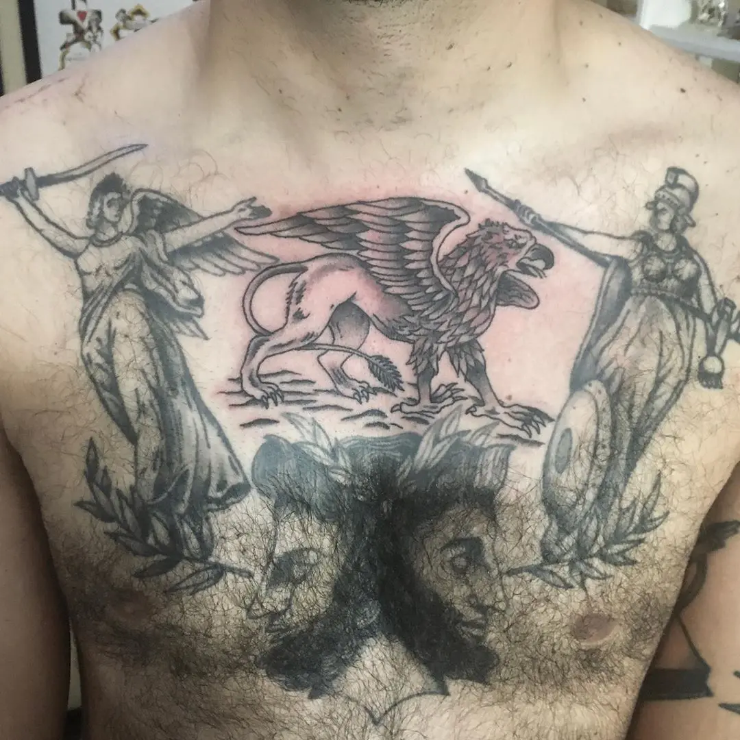 Galerías de Tatuajes Increíbles 31 DANIELE PASQUINO 2020.07.05 Happy Bday @mat sardo1919 🎂 front piece in progress at @romaclassictattooing @