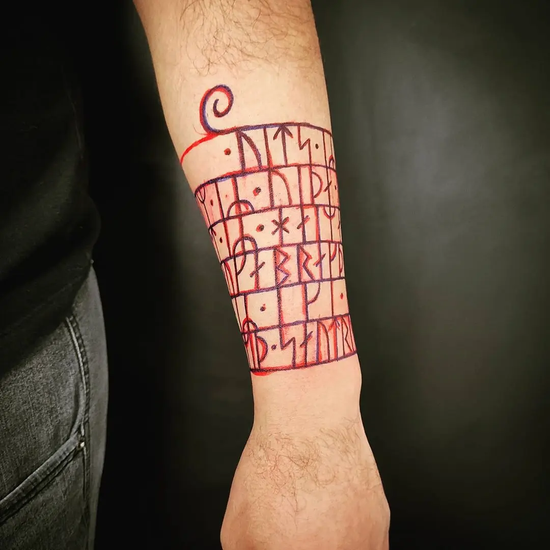 Galerías de Tatuajes Increíbles 33 Duggan Hamasmiðr 2020.08.08 Hávamál stanza 05 .... Ai como eu estava com saudades de tatuar...hahaha Abrin