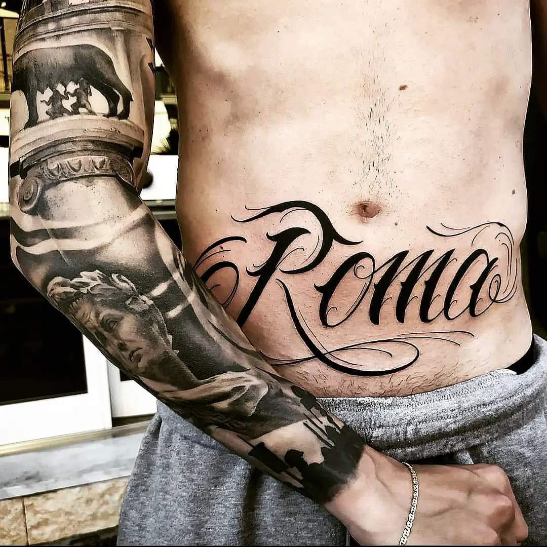 Galerías de Tatuajes Increíbles 37 Emi Emi ⚡ 2020.07.01 Rome Sweet Home roma romantattoo sweethome ink tattoo tatuaje fogliazzast