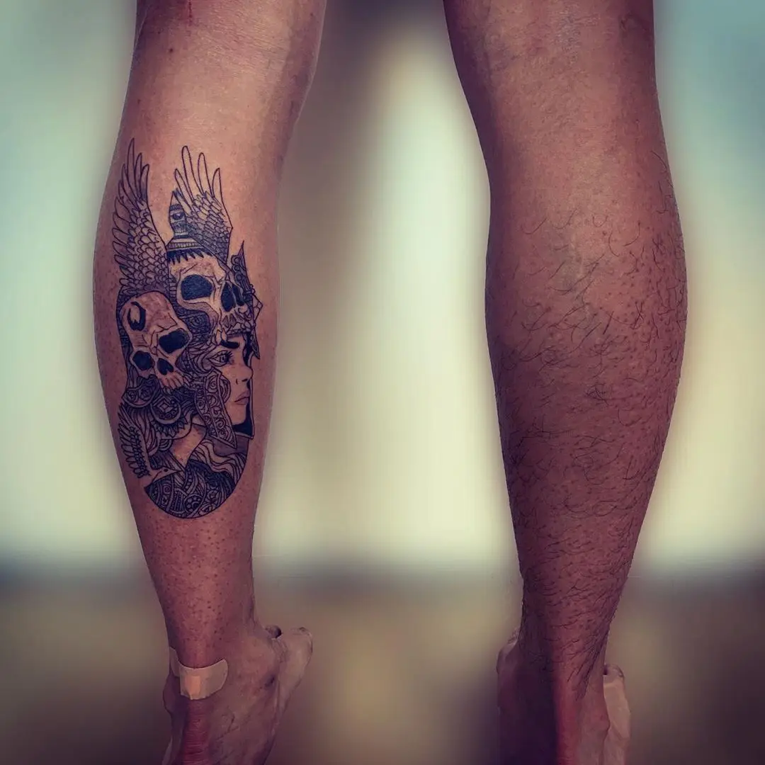 Galerías de Tatuajes Increíbles 36 FABIEN TATTOOS 2020.08.06 3 of 4 Les Valkyries ou Walkyries dans la mythologie nordique sont des divinités mine