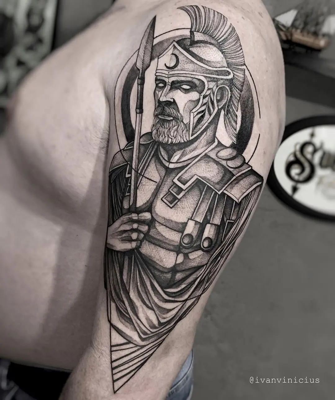 Galerías de Tatuajes Increíbles 46 Ivan Vinicius 2020.06.09 Soldado Romano. Feito em apenas uma sessão muito obrigado Wellington 👊🏻 Orç