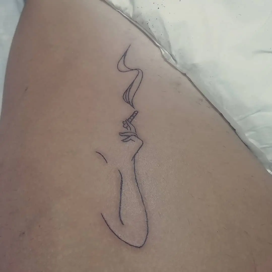 Galerías de Tatuajes Increíbles 100 Jabier Cabrera🐒 2020.08.05 1 of 2 Aqui otra sesion lineal de hermanas para la zona superior del muslo. . . . line
