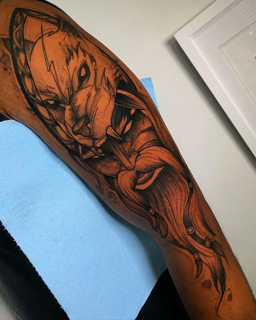 Galerías de Tatuajes Increíbles 47 Jey Clemente 2020.08.08 De macho omega a macho alfa 1st tattoo ✅ odin geri nordictattoo