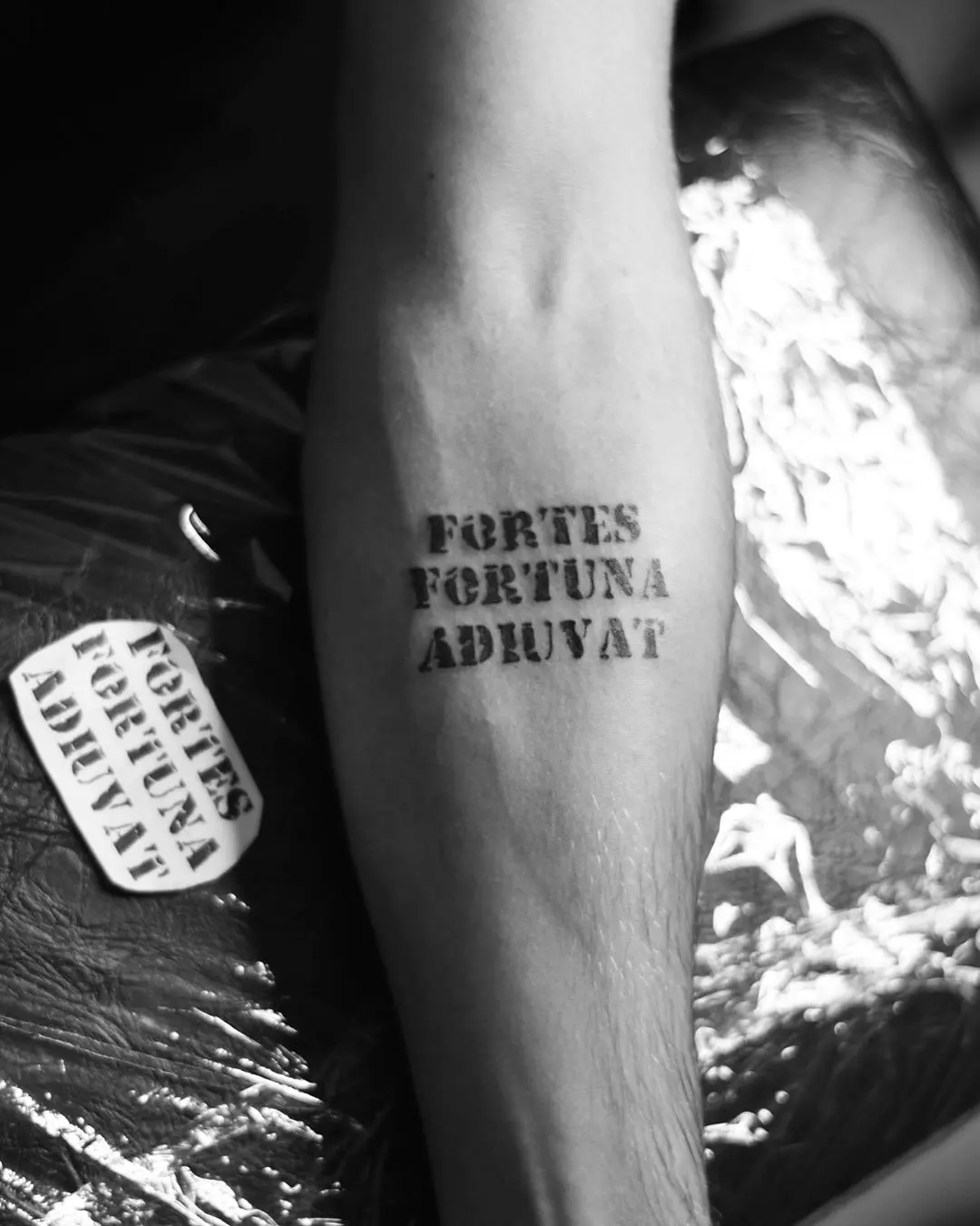Galerías de Tatuajes Increíbles 65 Raven Berserk 2020.06.12 Forts•Fortuna•Adiuvat lettering letteringtattoo romantattoo latintattoo sm