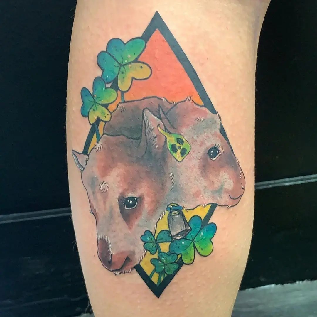 Galerías de Tatuajes Increíbles 53 Shannon Kelly 2020.07.29 🐮🐮Some calves on a calf action today thank you Kayla for getting my flash tat