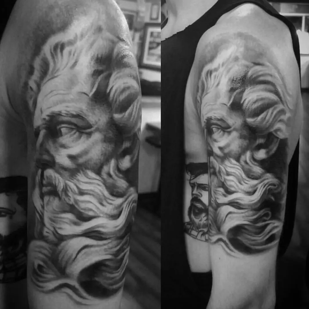 Galerías de Tatuajes Increíbles 97 uncle trashcan 2020.07.30 10 of 10 I actually really enjoy doing statues. Always have. I think it’s because when th
