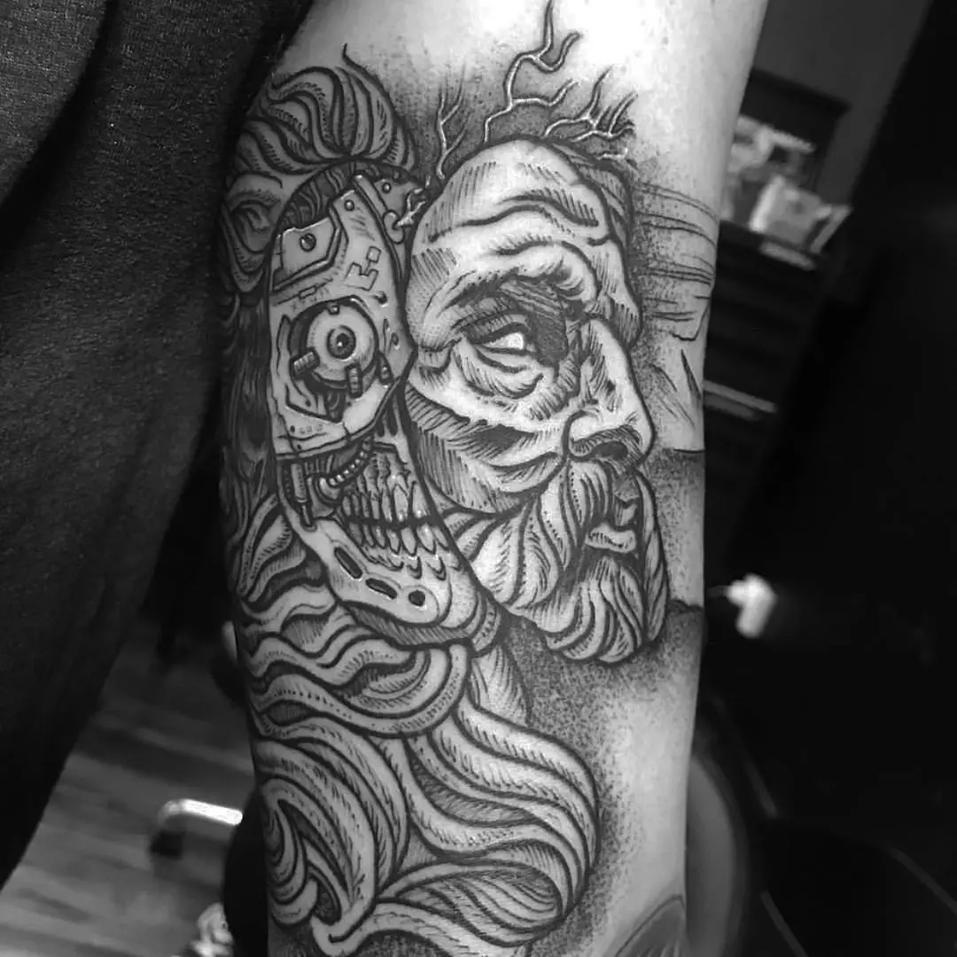 Galerías de Tatuajes Increíbles 95 uncle trashcan 2020.07.30 8 of 10 I actually really enjoy doing statues. Always have. I think it’s because when th