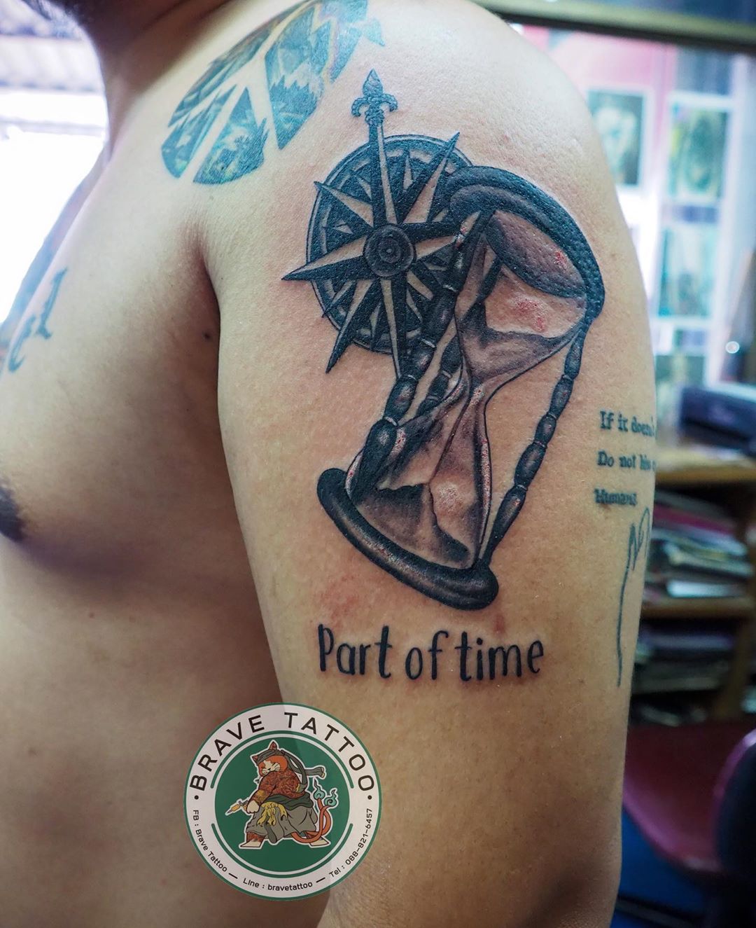 Galerías de Tatuajes Increíbles 42 BraveTattoo 2020.06.25 Part of time โทร 0888216457 Line ID bravetattoo FB Brave Tattoo ร้านสักศรีราชา