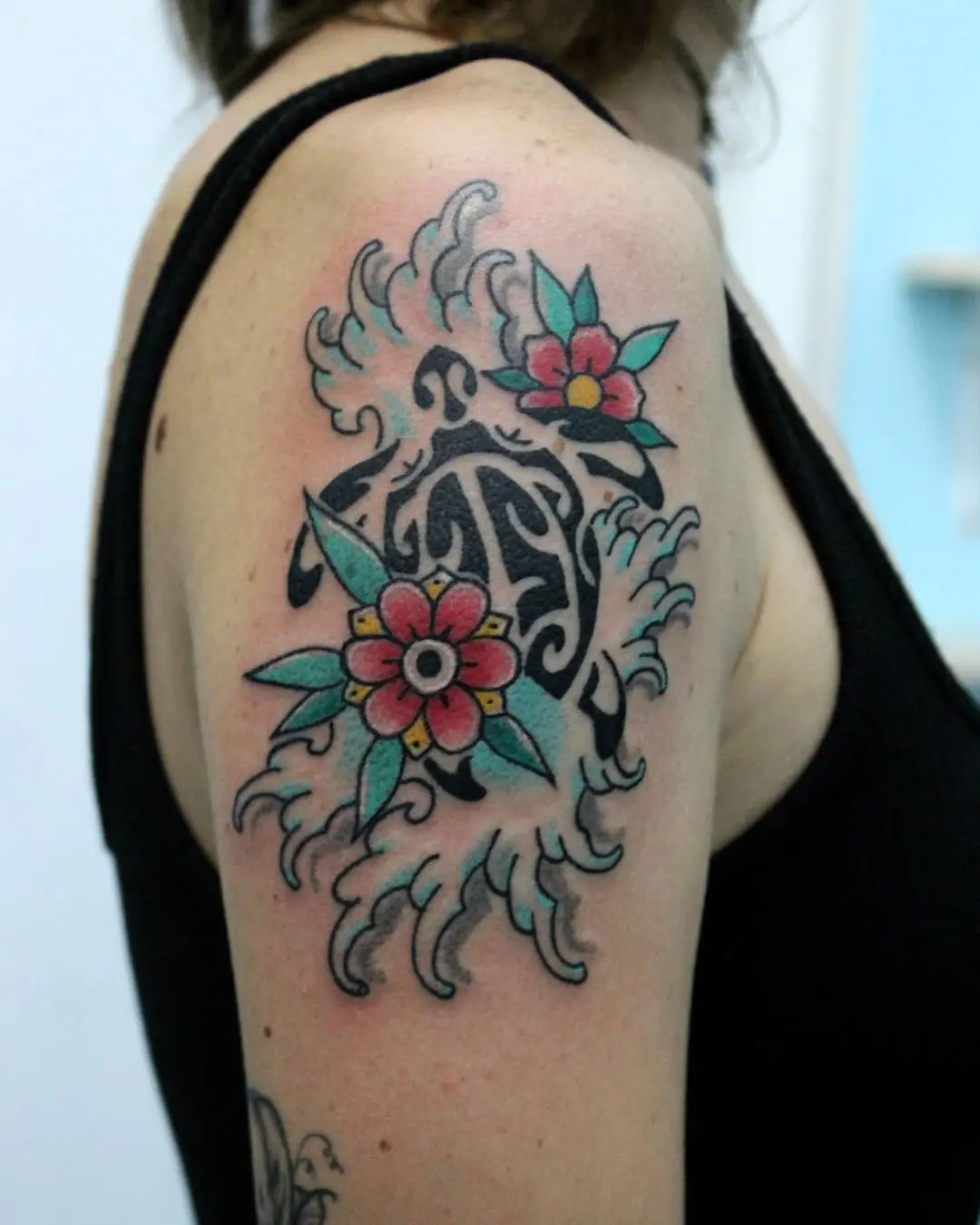 Galerías de Tatuajes Increíbles 73 Seahorse Tattoo Roma 2020.09.10 🐢🌺🌊 Tartaruga by @stefano tucciarone tattooer Info prenotazioni⬇️ 📩dm ☎️3