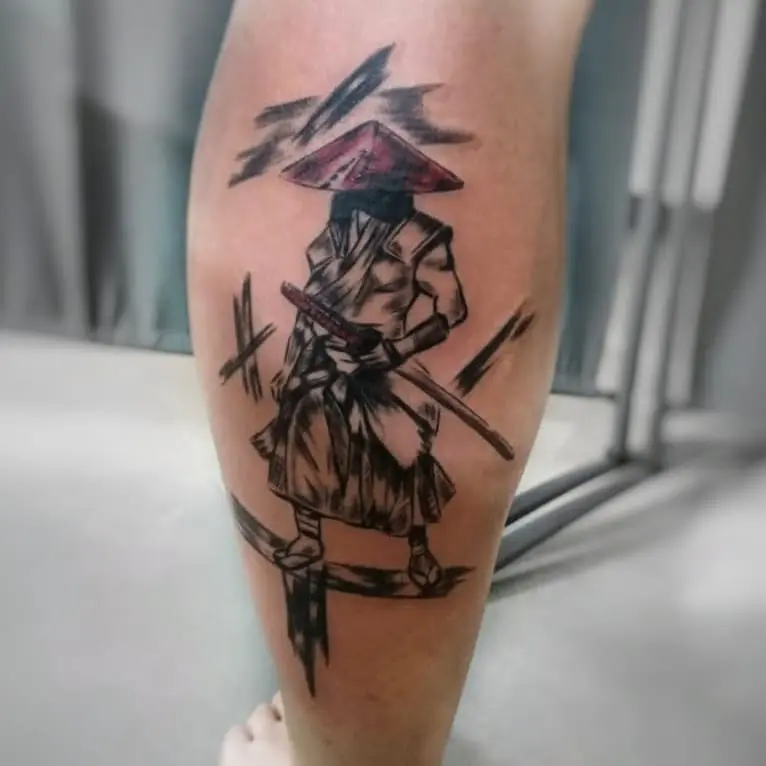 Galerías de Tatuajes Increíbles 74 Atelier Calune Tattoos Art 2020.12.10 Sketchy Samurai Tattoo ⚔️ Vor dem Lockdown entstanden ✌️ Etwas ungunstige Lichtv