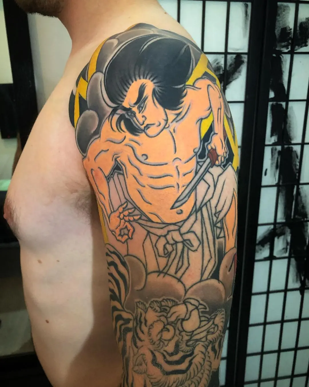 Galerías de Tatuajes Increíbles 22 Golden Hand Dojo Tattoo 2020.07.03 1 of 5 🇯🇵SAMURAI in progress🇯🇵 . Grazie mille @daviitavii . Braccio a tema giap