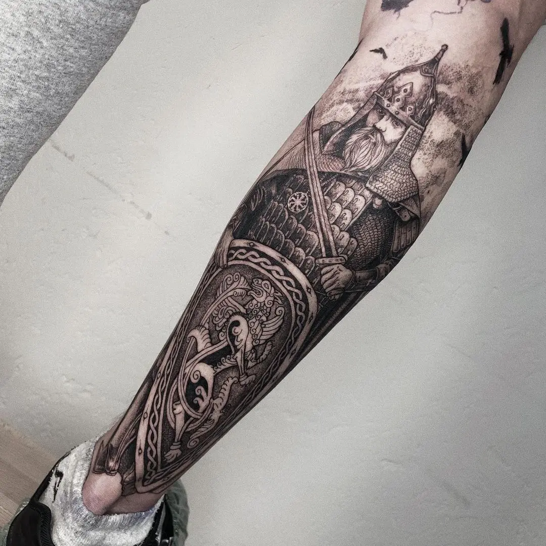 Galerías de Tatuajes Increíbles 16 Andrew Ternoviy 2020.12.11 1 of 2 Витязь в процессе работы⚡️ slavictattoo paganwarrior warriortattoo slavic