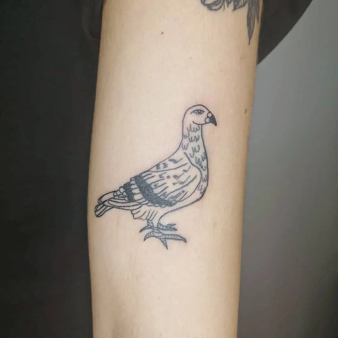 Galerías de Tatuajes Increíbles 18 Moona Saul 2020.12.01 1 of 2 Sassy pigeon for Holly 🕊🌟