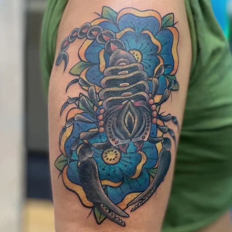 Galerías de Tatuajes Increíbles 54 Village Tattoo 2020.12.12 🦂 📍Scorpion by @inkbykg 📍Located at Village Tattoo 📍3627 Leonardtown Rd Wald
