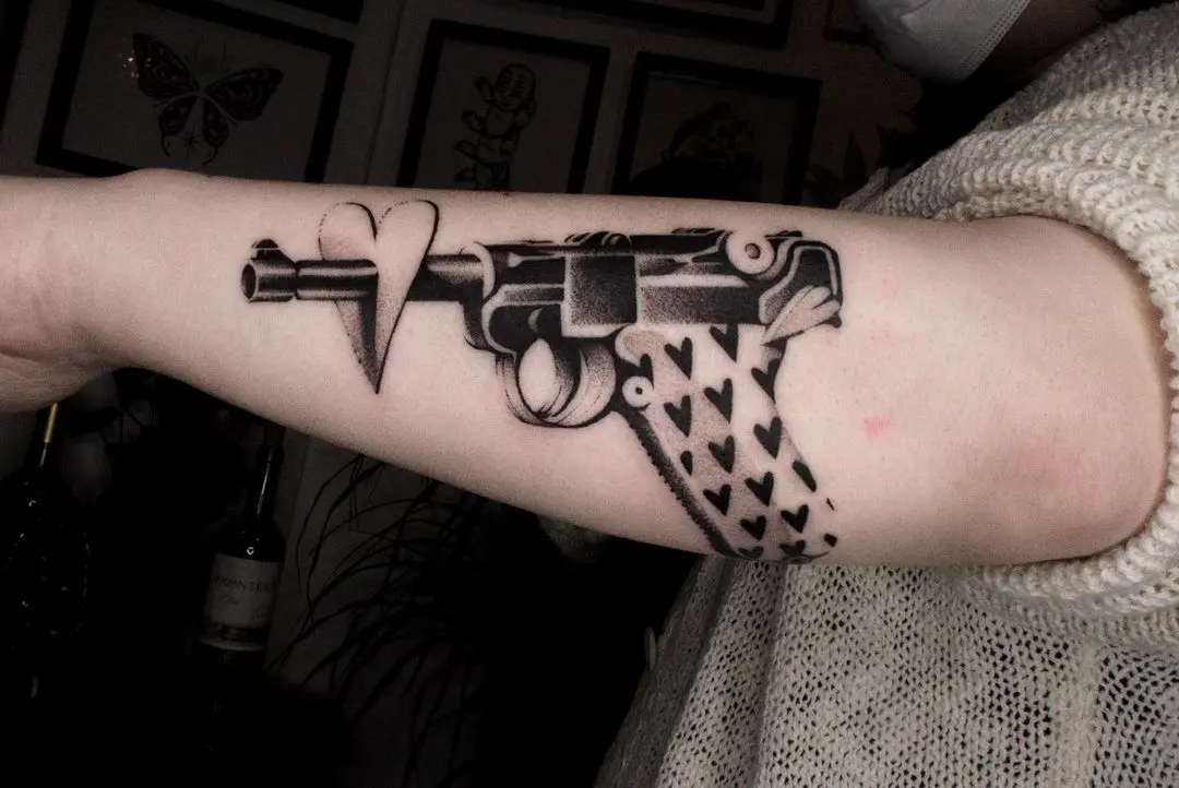 Galerías de Tatuajes Increíbles 10 김성민 2021.01.30 ❤️🔫❤️🔫 20210130 이벤트도안 받아가셨습니다 감사합니다 빵야💥💥🔫 Dont at @scha.tt guntattoos