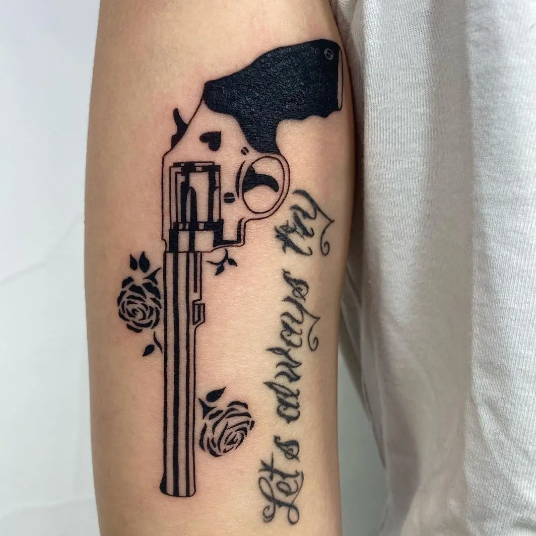 Galerías de Tatuajes Increíbles 11 쏘니타투 SONNY 2020.12.20 1 of 2 권총 작업완료 레터링제꺼아님 기존에 있던 레터링과 어울리게 들어갔어요 하핫 ☻︎12월 1월 소정의 예약금으로만 작업합니다. 문의주세요
