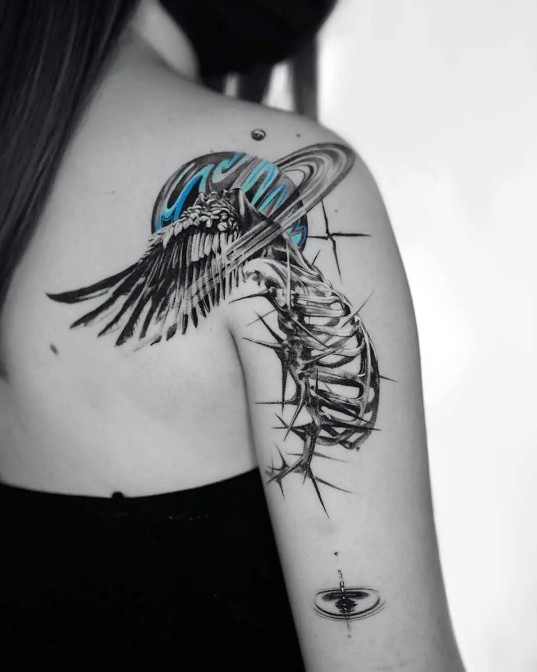 Incredible Tattoo Galleries 4 Adrian Franco 2021.02.01 1 of 3 Saturn Return 🪐 astronomy astrotattoo saturn planettattoo psychedelic
