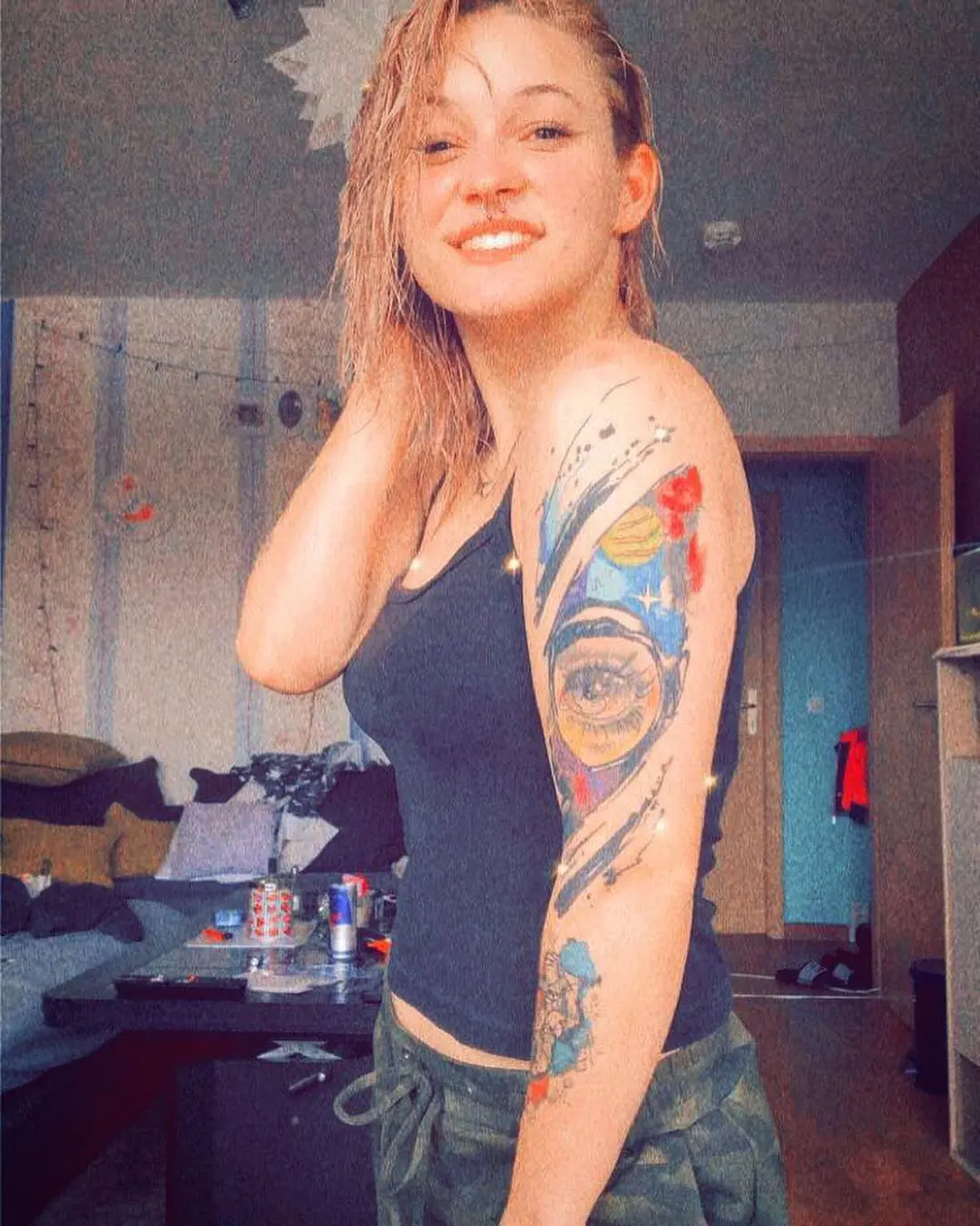 Incredible Tattoo Galleries 13 Chaosbraut mit HerzAnstand👸 2021.02.04 1 of 2 Unser Leben ist das Produkt unserer Gedanken 🌙 • • • happygirlsaretheprettiest