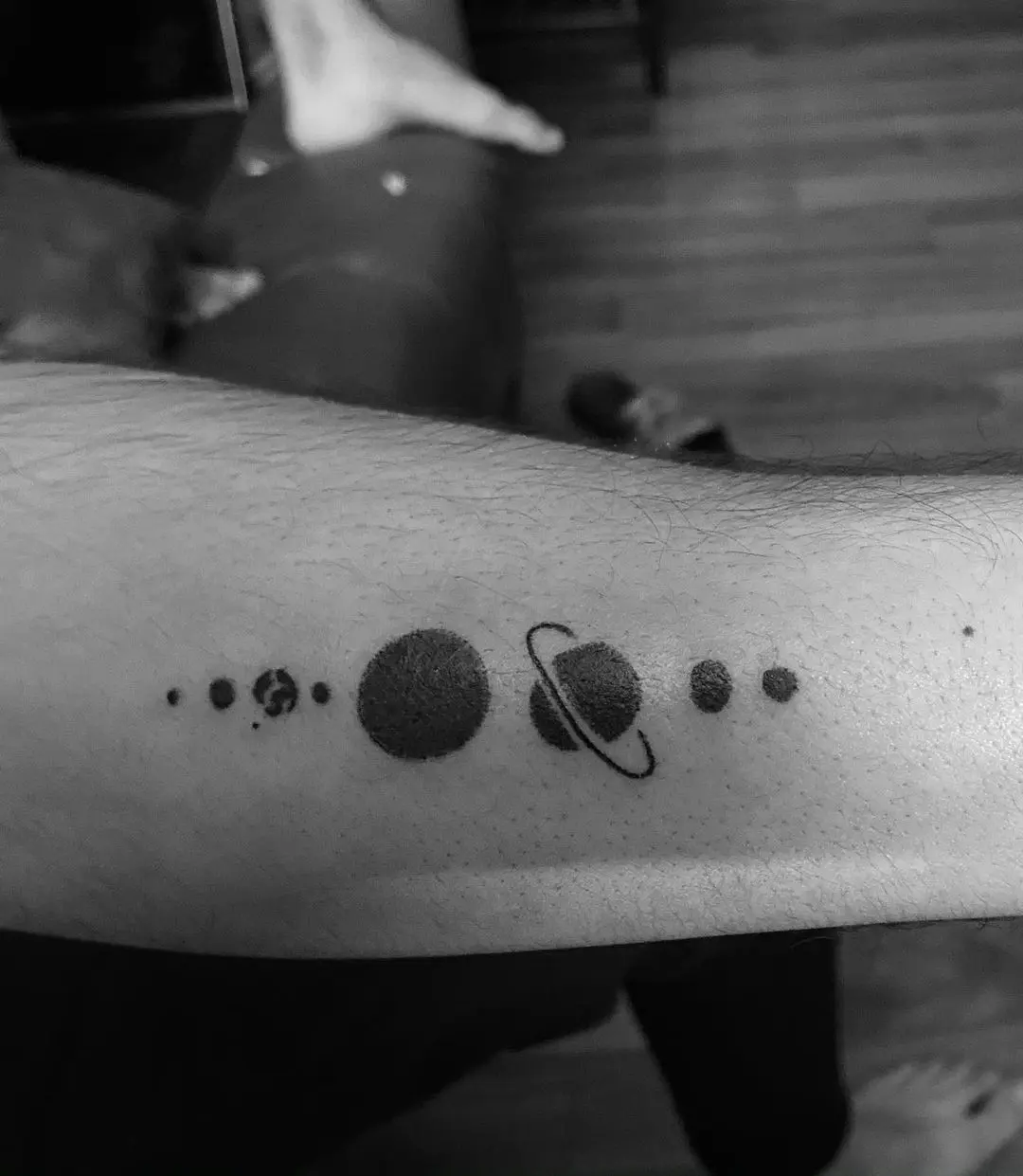 Incredible Tattoo Galleries 19 Ekā 2021.02.03 Solar system 🪐 handpoke handpoked stickandpoke stickandpoketattoo handpok